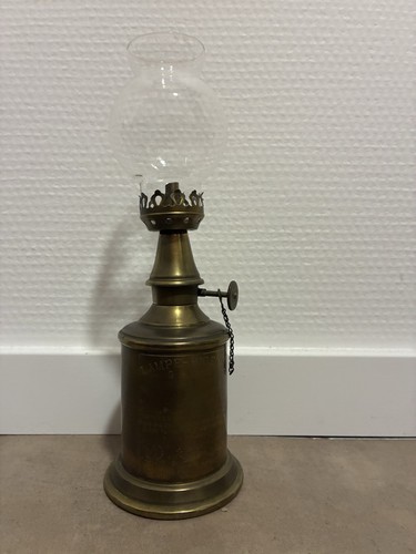 Lampe pigeon métal doré - , avec