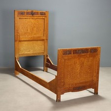 Lit Simple Art Nouveau Chêne