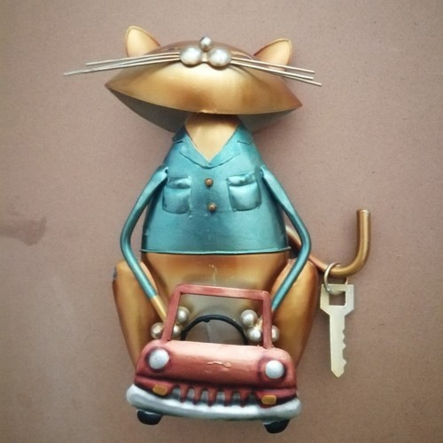 Décoration chat conduisant - chat,