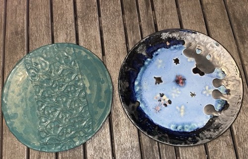 Assiettes terre cuite - terre,