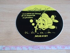 Fishing sticker - LA CARP DE L'ÉTANG DE ST QUENTIN EN YVELINES