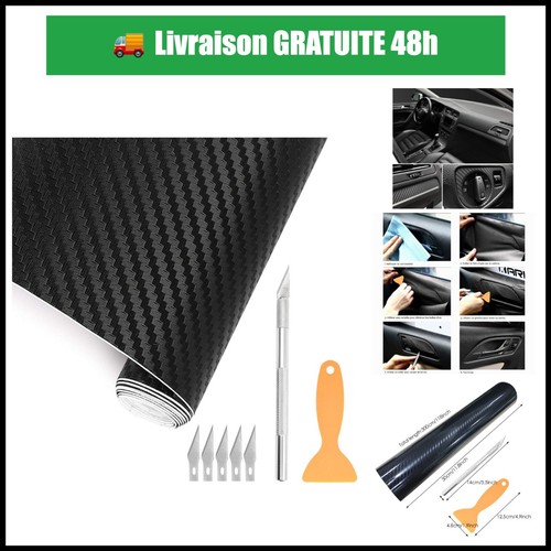 Film vinyle carbone - film, 3d