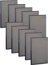 Lot de 10 boîtiers DVD Noirs