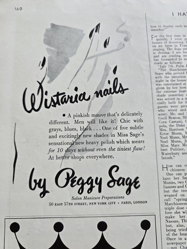 1937 peggy sage wistaria - 1937,
