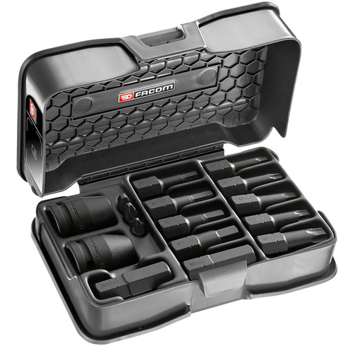 Coffret douilles 14 - douilles, 1/2'