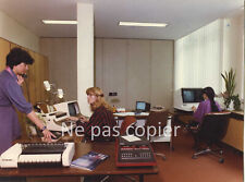 OFFICE circa 1980 secretaries one office equipment telex fax computer