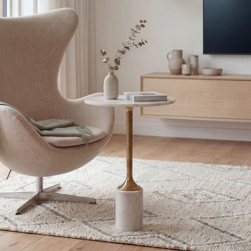 Table appoint 37cm design - table,