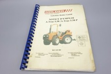 Tracteur HOLDER A-Trac 5.58 / 5.58 Mode d'emploi Notice 142 484 142484 A Trac