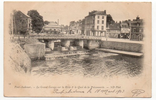 Pont audemer eure cpa 27 - audemer,