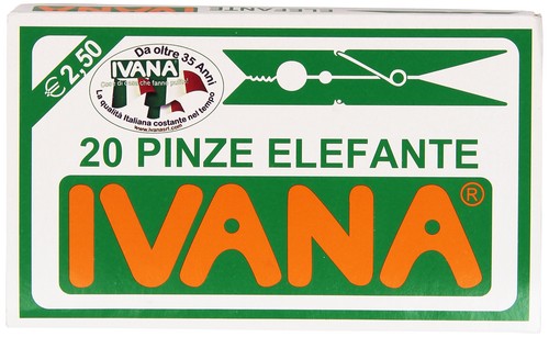 Pince linge éléphant 20 - ,