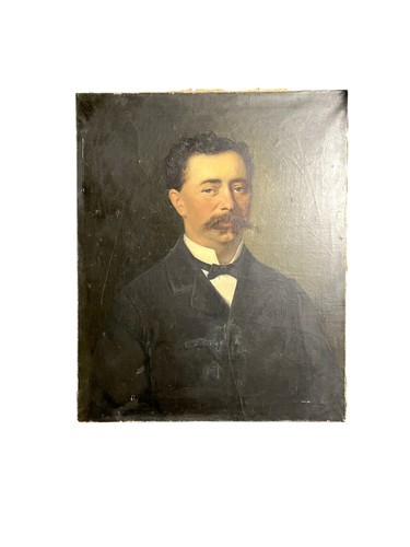 Huile sur toile - , portrait