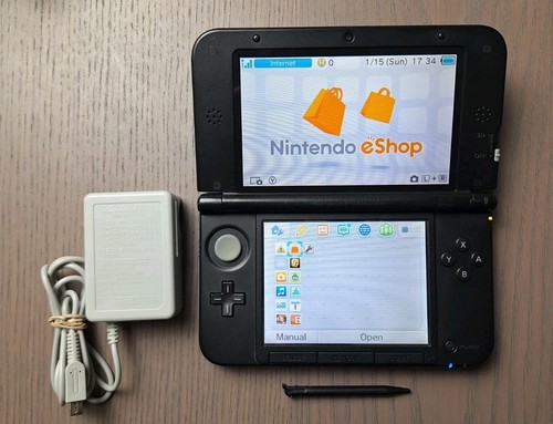 Nintendo 3ds blue black - xl, blue/black