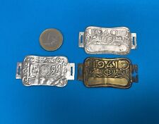 Lot De 3 Plaques De Vélo Anciennes