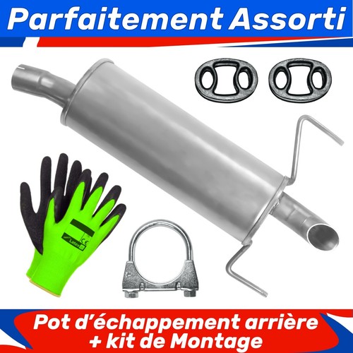 Pot échappement arrière - pot,