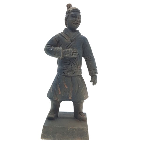 Statuette guerrier chinois qin - guerrier,