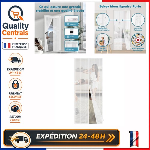 Moustiquaire magnétique porte
