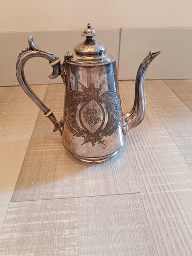 Théière ancienne métal - théière, en