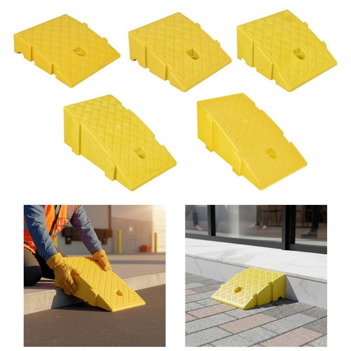 Rampe trottoir jaune - rampe,