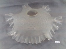 abat jour ancien en verre
