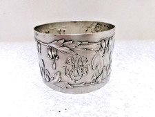 Art Nouveau Silver Towel Round (Minerva Hallmark)