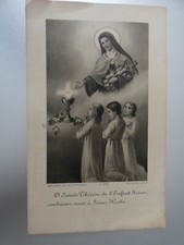 Pious Image O Saint Therese Child Jesus Lead Us to Jesus Host Buasse