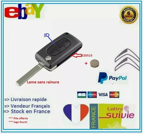 Coque clé plip boitier - , 3