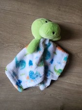 Le Bebe Favorite Dino Dinosaur Lovey 11" Plush Stuffed Animal Baby Toy Blanket