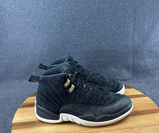 Nike Air Jordan 12 XII Retro Reverse Taxi Black Size 8.5 Sneakers 130690-017