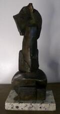 HENRI LAURENS BRONZE SCULPTURE " LA FEMME A LA GUITARE "SIGNED AND NUMBERED