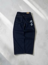 Jean baggy y2k aesthetic bleu