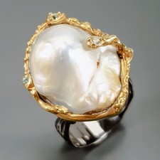 Bijou femme bague perle