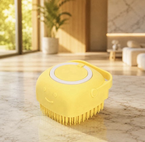 Brosse bain chien - bain, silicone