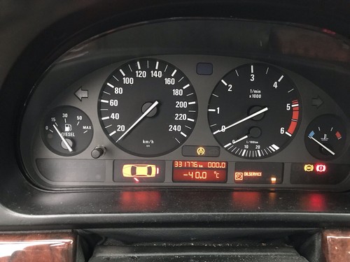 Bmw e39 525 tds - tds, compteur