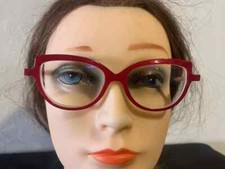 MONTURE LUNETTE LUNETTES DE VUE ROUGE ANNE ET VALENTIN FRANCE PAPILLON