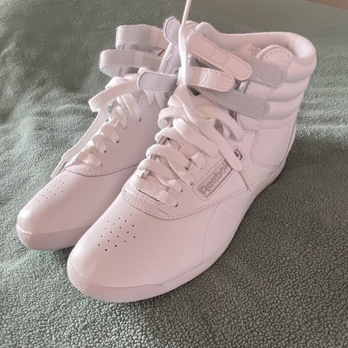 Reebok freestyle white high - white,
