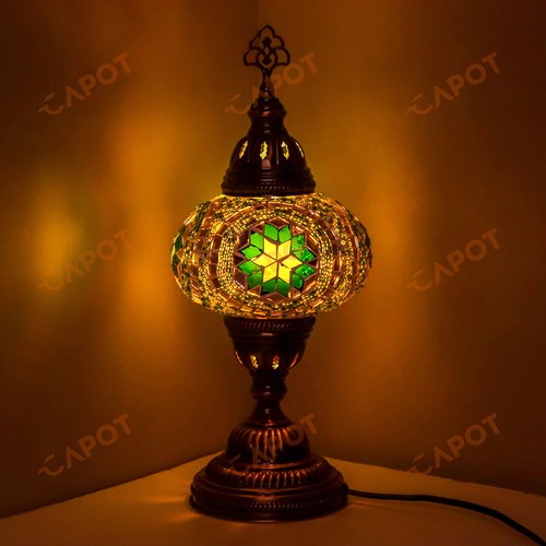 Lampe bureau mosaïque - lampe,