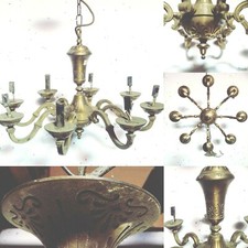 lustre louis XVI en bronze