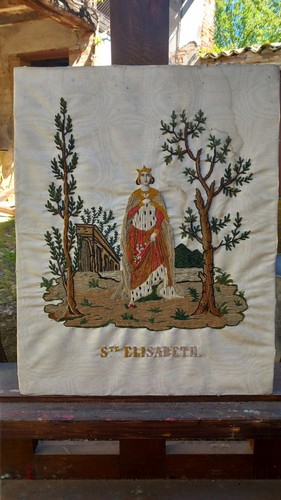 Sainte elisabeth broderie sur - elisabeth,