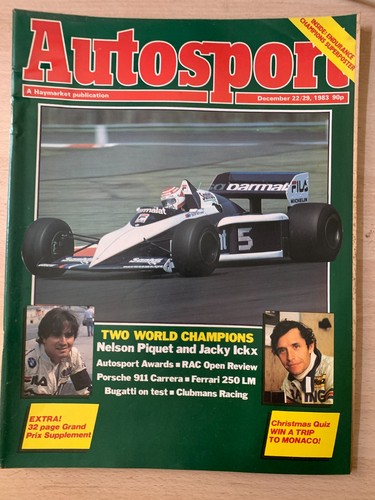Autosport magazine 1983 - magazine, 22/12/1983