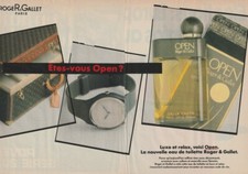 Publicité papier - advertsing paper - L'Homme de Roger & Gallet  2 pages