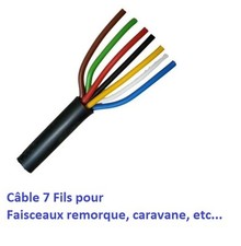 Cable Electrique 7 Fils  pour