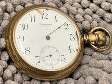 old   pocket watch LONGINES SWISS 17  jewels 5 adj cal 21.53 PHILADELPHIA case