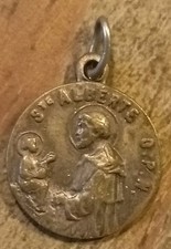 Ancient Religious Medal St