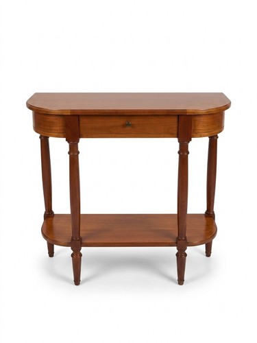 Table console merisier - table,