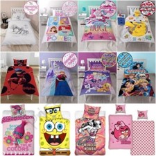 Ensemble De Housse De Couette Unique Fille - Disney Princess Peppa Pig & Plus