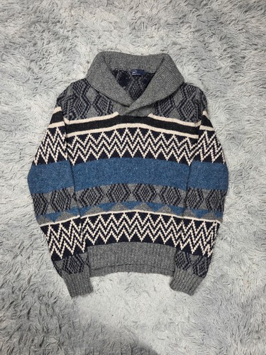 Gap pull jacquard gris - pull,