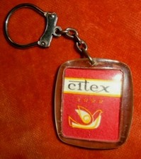 CITEX International Textile Chain Keychain - Beautiful Stylized Bird Dove 