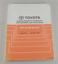 Workshop Manual/Repair Manual Toyota Paseo EL 54 Series status 08/1996