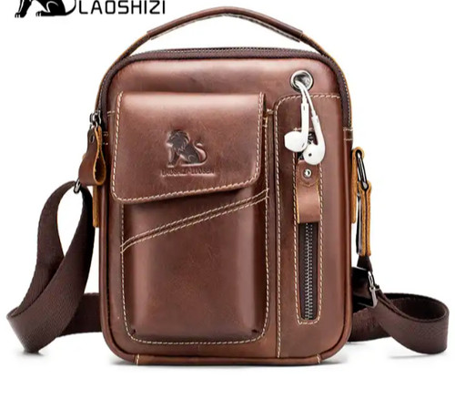 Sac bandoulière cuir - bandoulière, en