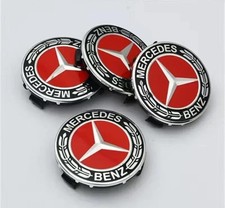 Mercedes Lot de 4 Cache-Moyeu